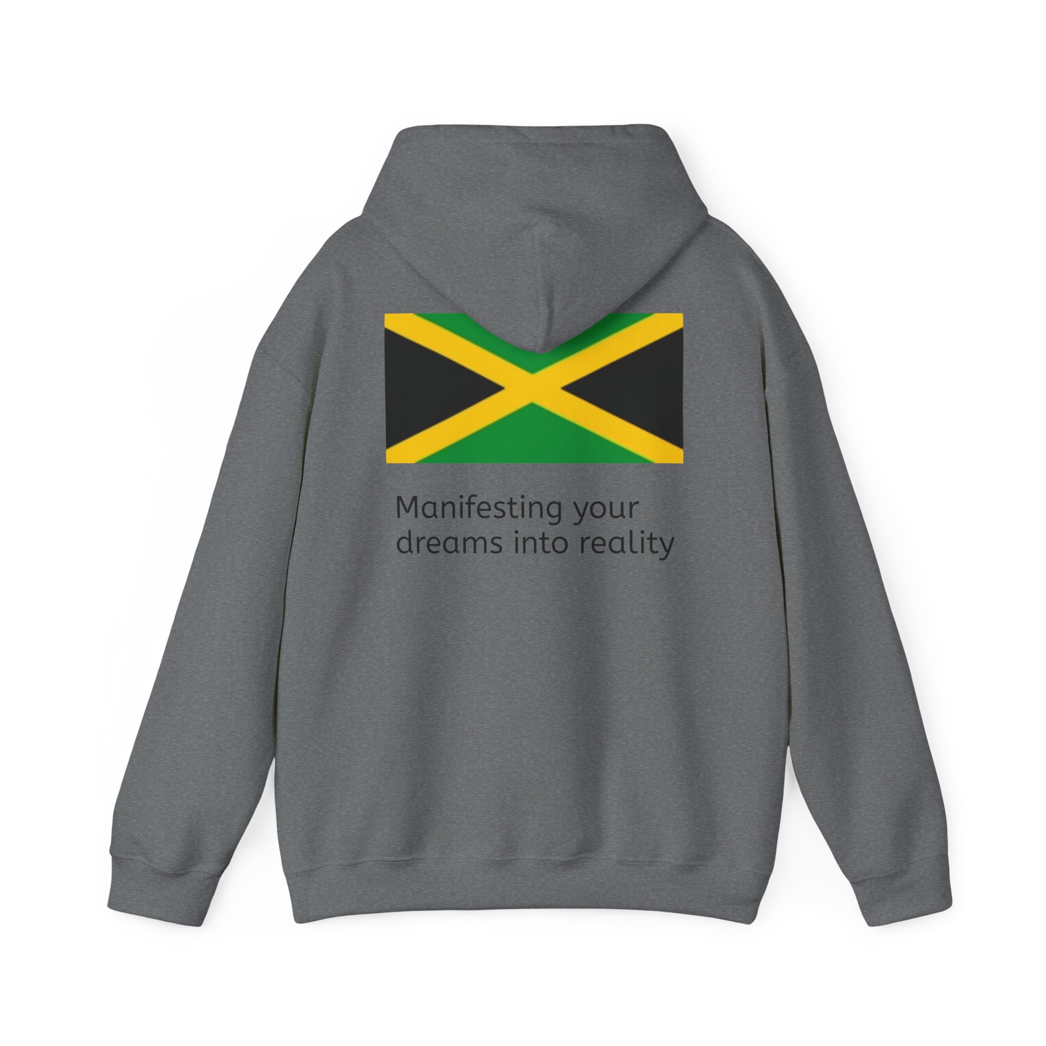 Jamaica Flag Hoodie – "Manifesting Your Dreams to Reality" Cozy Pullover - Image 22