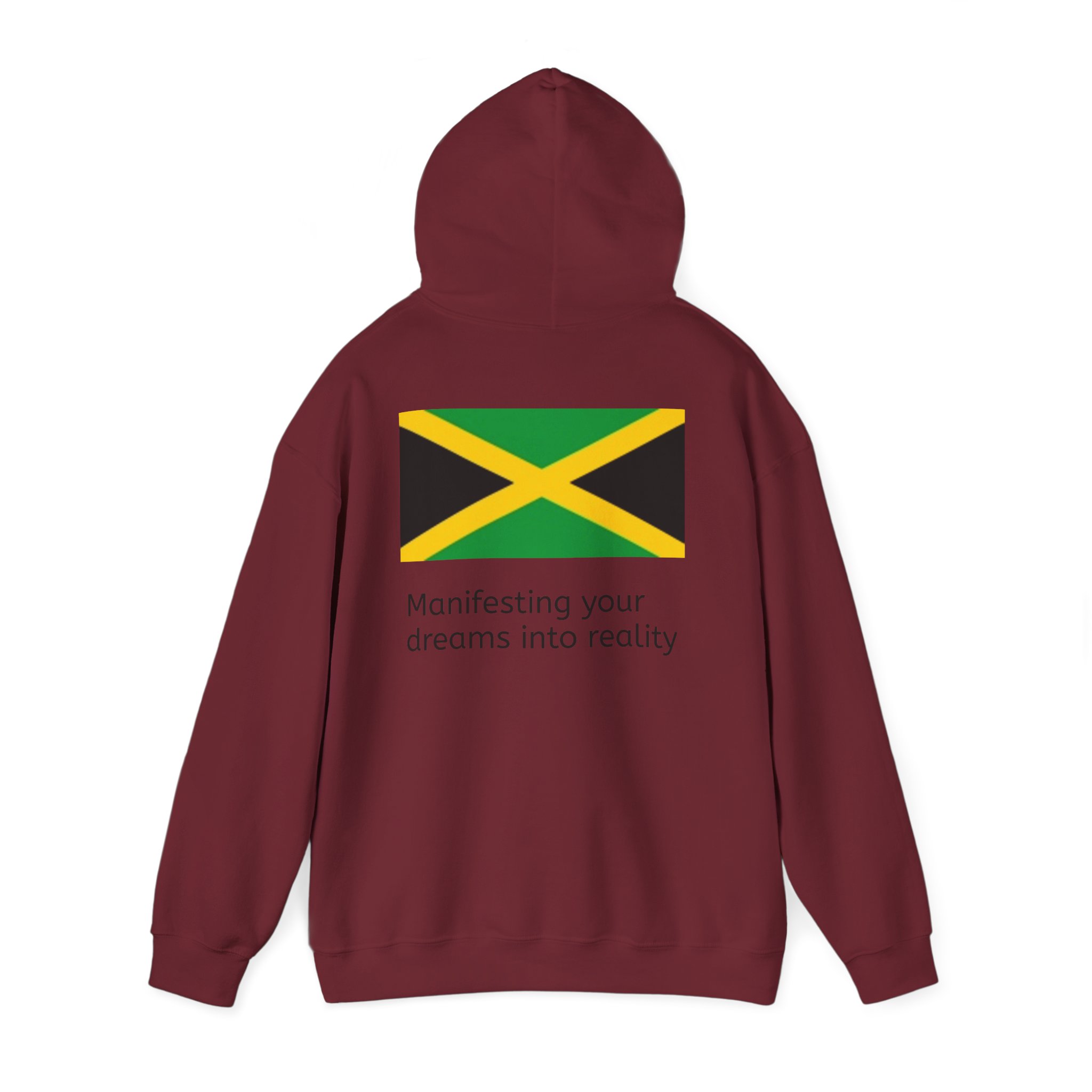 Jamaica Flag Hoodie – "Manifesting Your Dreams to Reality" Cozy Pullover - Image 35