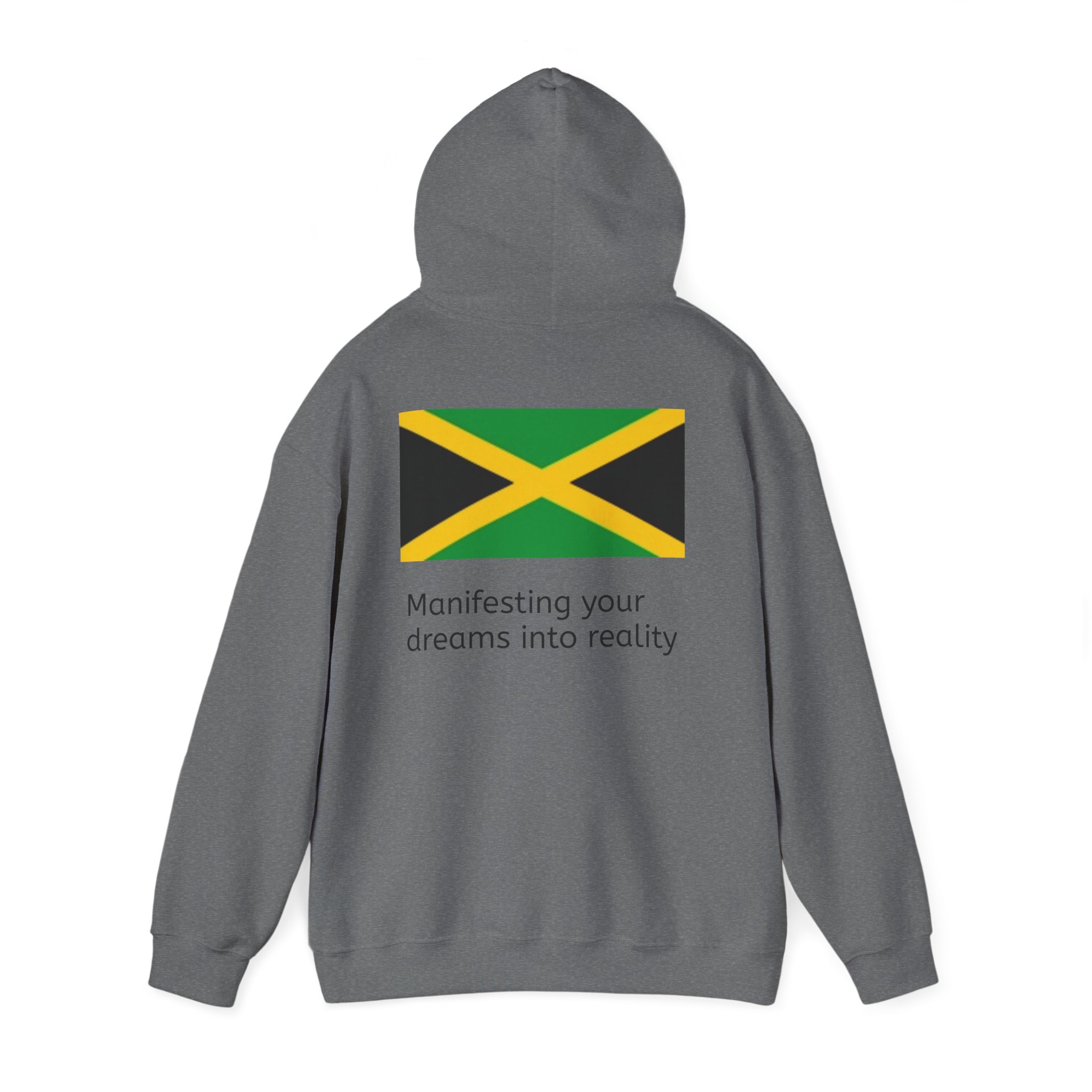 Jamaica Flag Hoodie – "Manifesting Your Dreams to Reality" Cozy Pullover - Image 23