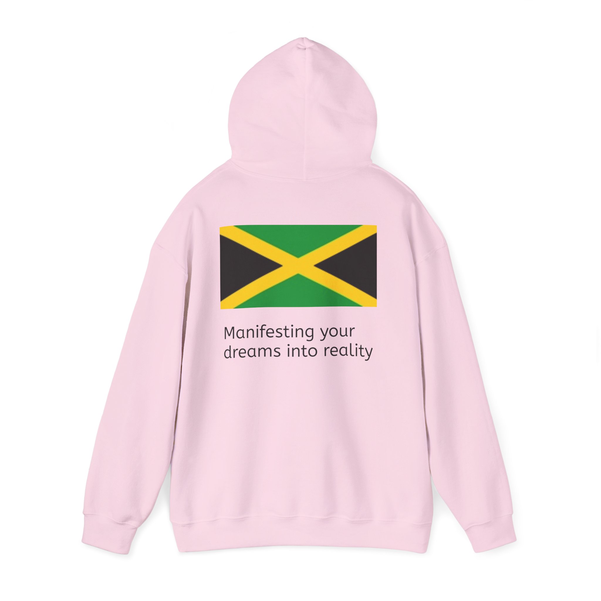 Jamaica Flag Hoodie – "Manifesting Your Dreams to Reality" Cozy Pullover - Image 31
