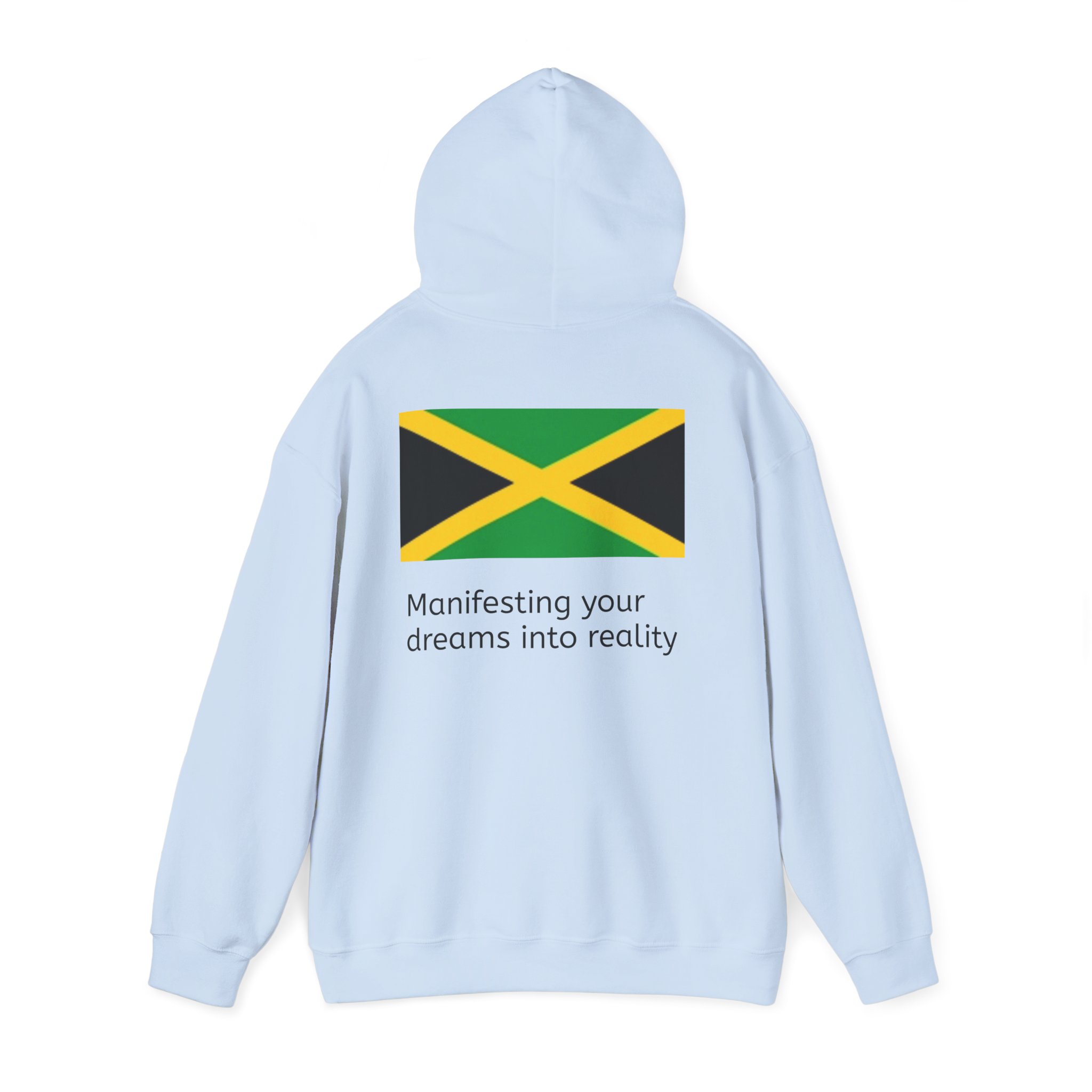 Jamaica Flag Hoodie – "Manifesting Your Dreams to Reality" Cozy Pullover - Image 27