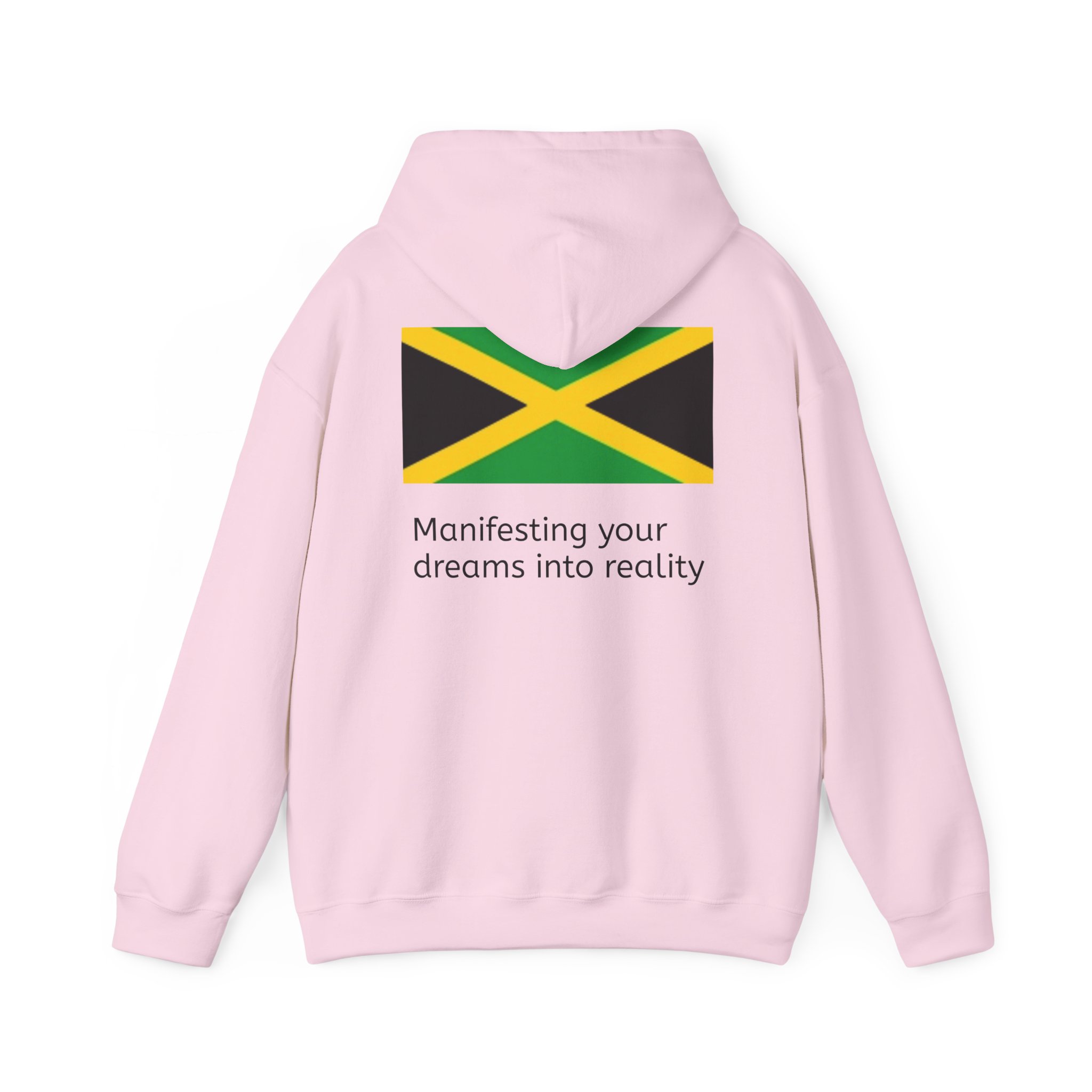 Jamaica Flag Hoodie – "Manifesting Your Dreams to Reality" Cozy Pullover - Image 30