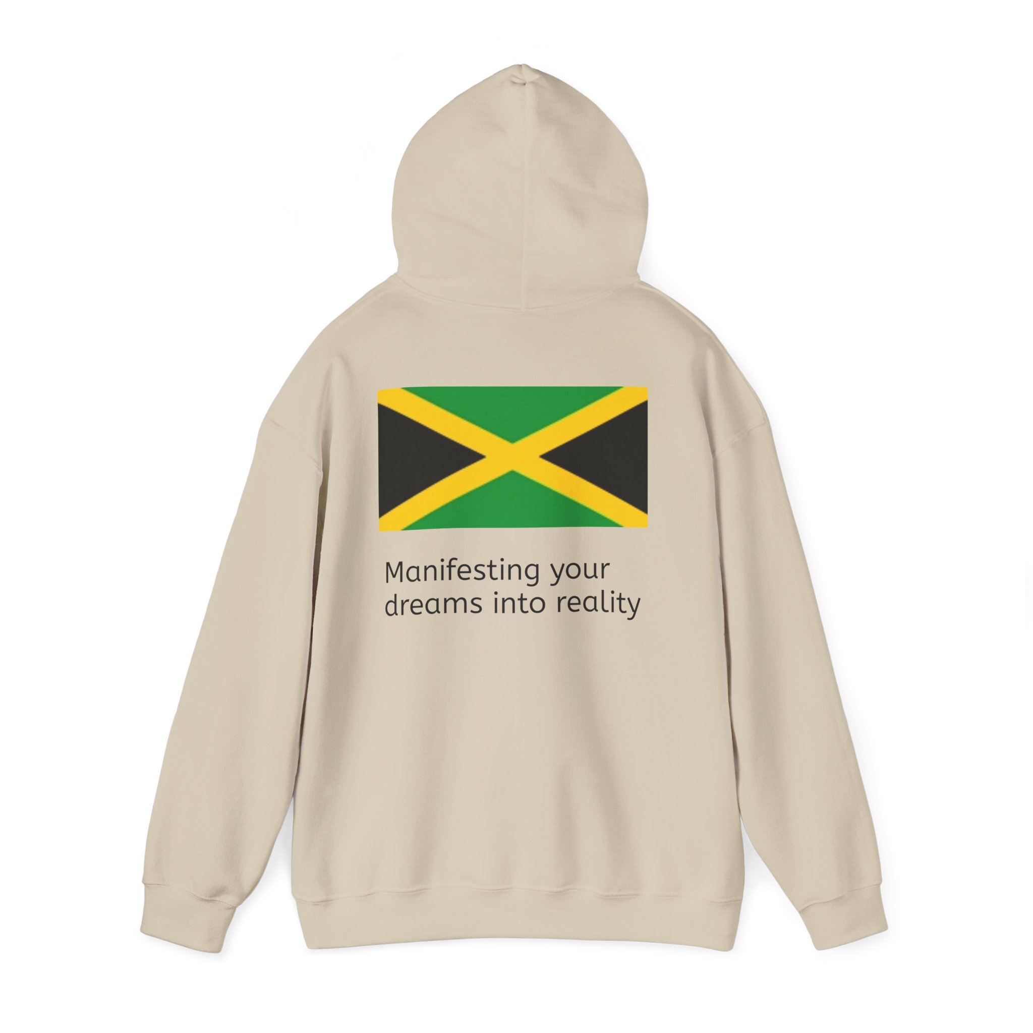 Jamaica Flag Hoodie – "Manifesting Your Dreams to Reality" Cozy Pullover - Image 15